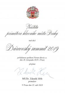 Dárcovský summit 2019